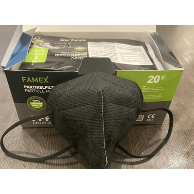 Famex respirátor FFP2 NR černý 1 ks