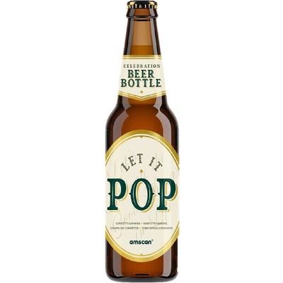 Amscan Fľaša na konfety v tvare piva 23 cm