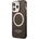 GUESS Translucent MagSafe Case - хибриден удароустойчив кейс с MagSafe за iPhone 13 Pro Max (черен)