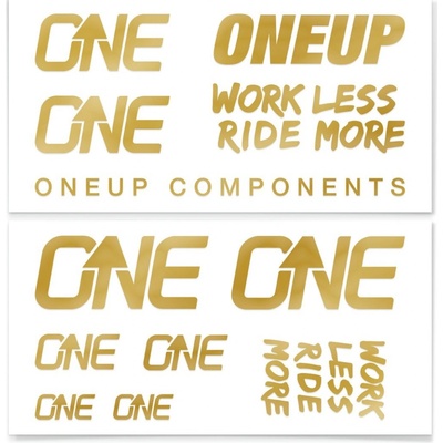 OneUp Decal Kit Handlebar gold (kashima)