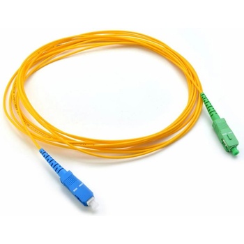 Conneu Оптични пач корди SC/APC - SC/APC сингъл мод, симплекс (CNFJ-SCASCAOS2SYE3mm-0.5)