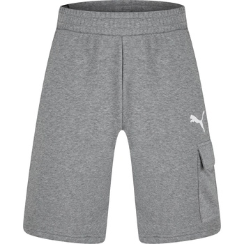 Image 1 of PUMA Поларени къси панталони Puma Men's Fleece Jogger Shorts - Grey Heather