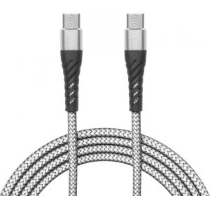 Delight Type-C - Кабел за данни Type-C 1 м, бял 55435-1 (55435-1)