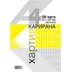  Карирана хартия Вега 33 a4 100 л. , офсет (a4 100)