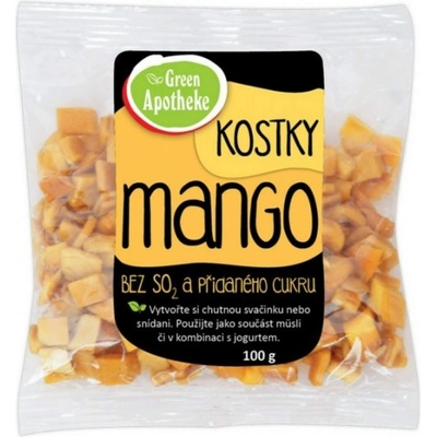 Green Apotheke Mango kocky bez cukru 100 g