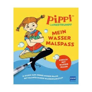 Pippi Langstrumpf - Mein Wassermalspaß | Ingrid Vang Nyman (ISBN: 9783741528224)
