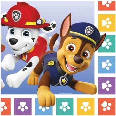 Godan 9914237 Papírové ubrousky Paw Patrol 33x33cm