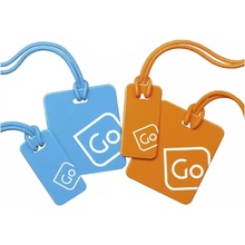Go Travel sada visaček Twin Pack Tags blue/orange