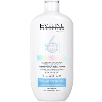 Eveline Ceramides 6 Хидратиращ Емолиентен Крем За Тяло Крем за тяло дамски 350ml