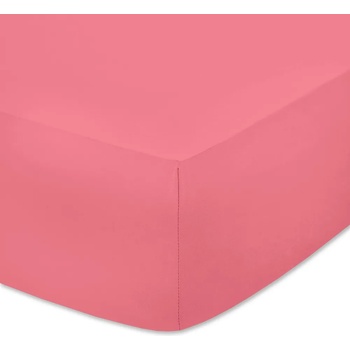 Image 1 of Наситено розов чаршаф с ластик - трико