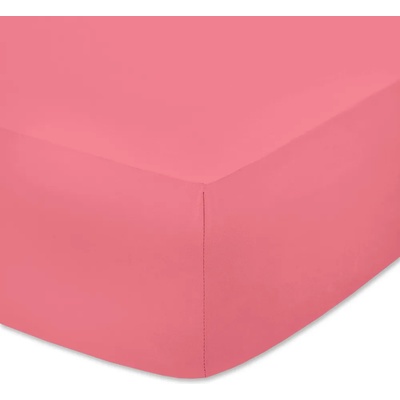 Наситено розов чаршаф с ластик - трико