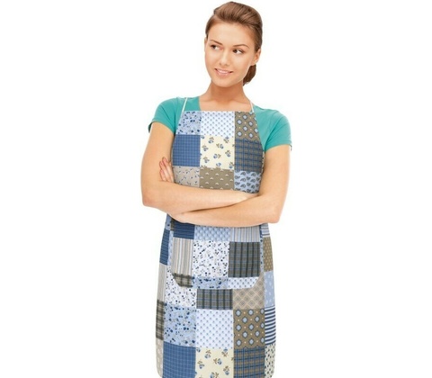 Bellatex Zástera Adéla Patchwork modrá 67 x 84cm