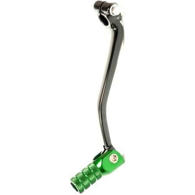 ACCEL páka řazení KAWASAKI KX 65 00-25 hliníková barva černá, koncovka zelená (LCA4335)