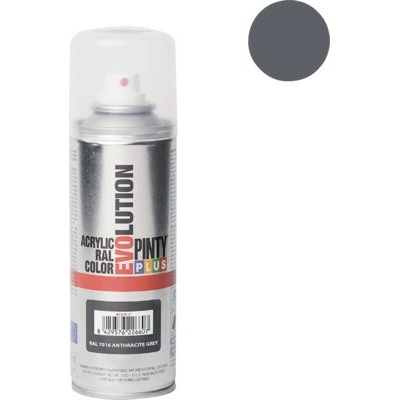 Pinty Plus Evolution akrylový sprej 200 ml RAl7016 antacitová