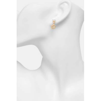 Tory Burch обици дамски месингови седефни ForgetMe (184408)