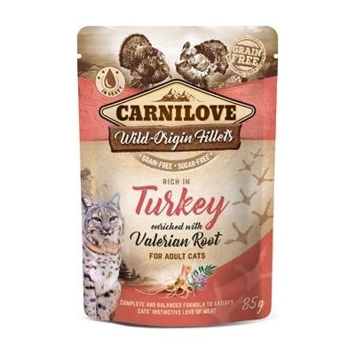 Carnilove Turkey Enriched & Valerian 85 g