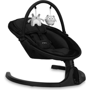 MoMi Електрическа бебешка люлка MoMi - Kenani, Onyx (BULE00038) - baby