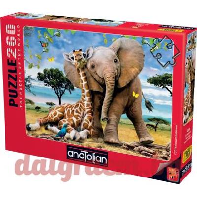 Anatolian Пъзел anatolian 3308 - 260 части - Добри приятели (p3308)