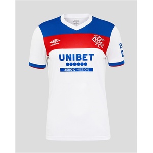 Umbro Дамска футболна фланелка Umbro Rangers Away Shirt 2025 2026 Womens - White/Blue