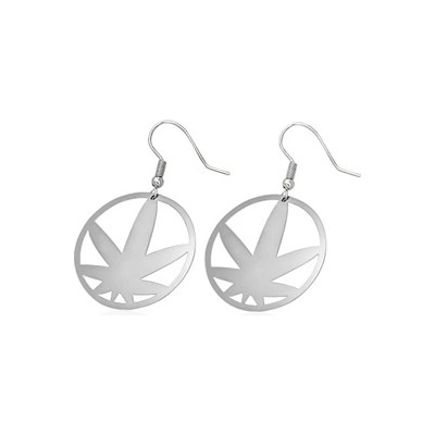 Piercingate náušnice marihuana NAU00711