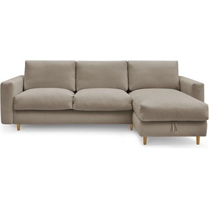 Bobochic Кафяво-сив ъглов диван Cocoone - Bobochic Paris (WT-COCE-NR3.5-W_1 P1581 N.ZD)