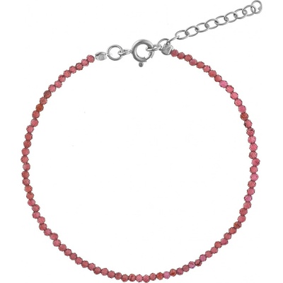 Again Jewelry korálkový náramok z granátu AJKNR006