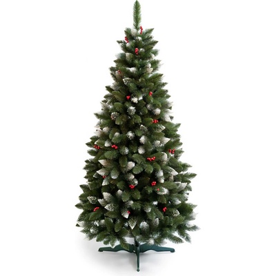 zanapo.cz Borovice Vánoční s červenými bobulemi 2D 120 cm