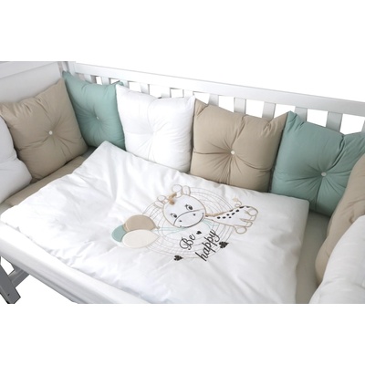 Bambino Casa Луксозен спален комплект Bambino Casa - Pillows beige, 12 части (3537)