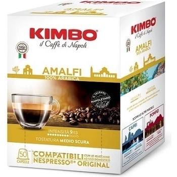 50 бр. кафе капсули KIMBO AMALFI съвместими с Nespresso®