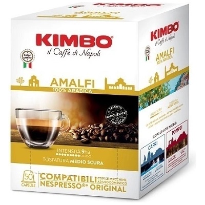 50 бр. кафе капсули KIMBO AMALFI съвместими с Nespresso®