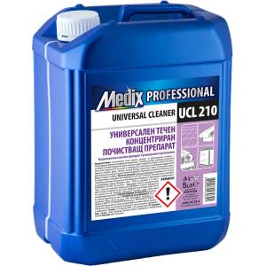  MEDIX professional, Универсален течен концентриран почистващ препарат, UCL 210, 5 литра