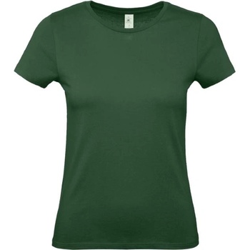 B&C Collection B&c e150 / Дамска тениска с обло деколте - бутилково зелено xxl (01002t54005)