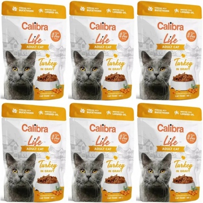 Calibra Life Adult Turkey gravy 6 x 85 g