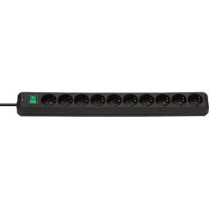 brennenstuhl РАЗКЛОНИТЕЛ 10 ГНЕЗДА 3m ЧЕРЕН eco-line (4007123114504)