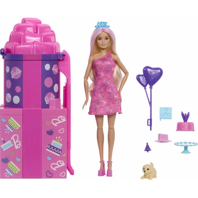 Mattel Barbie Party Reveal Barbie so šmykľavkou herný set