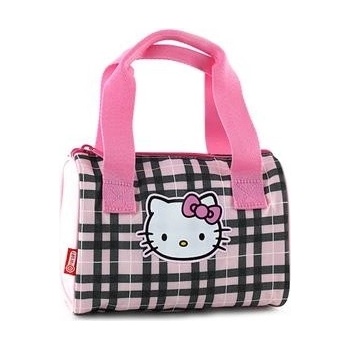New Wave kabelka Hello Kitty 053612 růžovo černé kostky