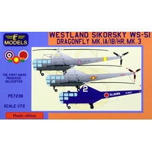 models Dragon fly Westland Sikorsky WS-51 Mk.IA/IB/HR.Mk.3 LF PE7238 1:72