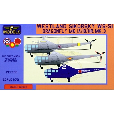 models Dragon fly Westland Sikorsky WS-51 Mk.IA/IB/HR.Mk.3 LF PE7238 1:72