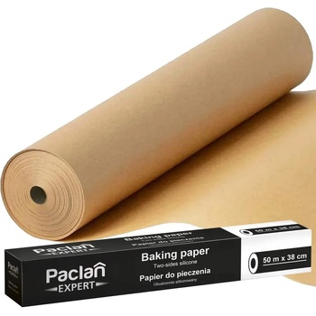 Paclan 50 м х 38 см ролка кафява хартия за печене Paclan