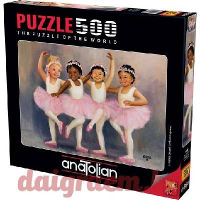 Anatolian Пъзел anatolian 3598 - 500 части - Малки балерини (p3598)