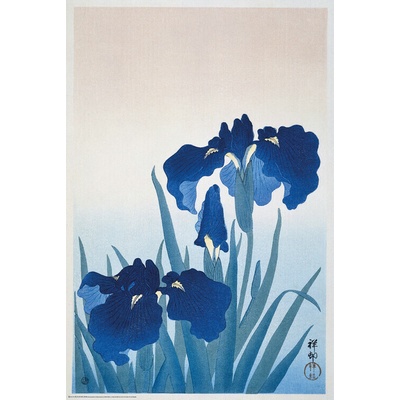 Plagát, Obraz - Ohara Koson - Iris Flowers, 61 × 91.5 cm
