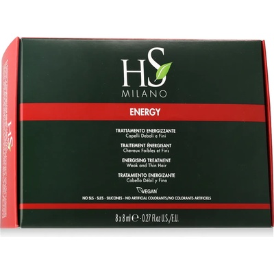 HS MILANO Energy Energising Treatment 8 x 8 ml