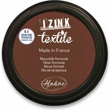 IZINK razítkovací polštářek na textil hnědý Aladine
