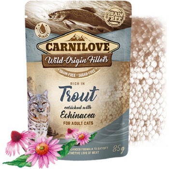 CARNILOVE cat ADULT TROUT echinacea 85 g