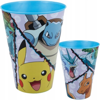 Stor Plastový pohárik Pokémon hrnček Pokémon XL 430 ml