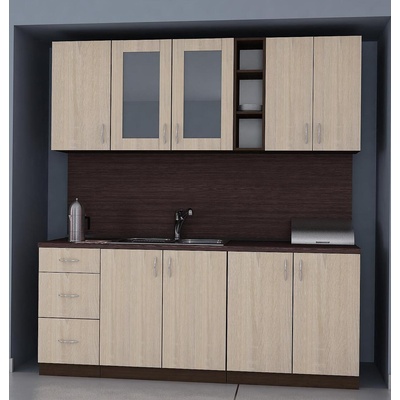 Кухня Модест модел 9 венге и дъб сонома