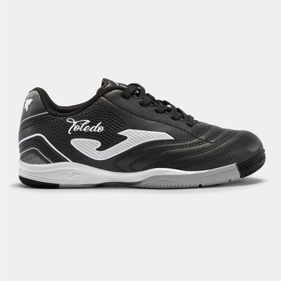 Joma Футболни обувки Joma Kids' Toledo Lace Up Indoor Football Boots - Black/White