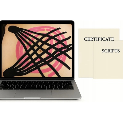 Online kurz kinesio tejpování - tištěná