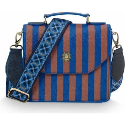 Pip Studio Frances Stripe Cross Body kabelka modrá