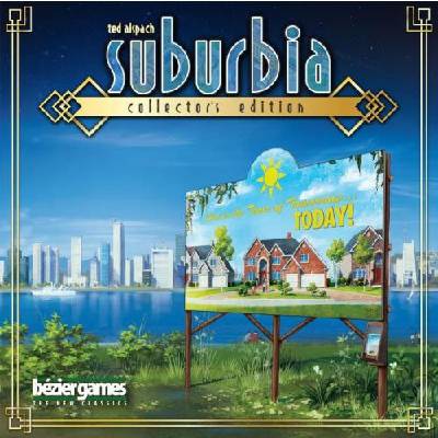 Bezier Games 2012 Suburbia Board Game Plus 2 Expansions